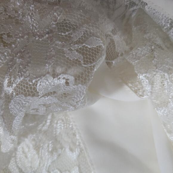 Vintage Victorias Secret Chemise Slip White 90s Y2K Mini Gold Label Nightie XS - Picture 14 of 15